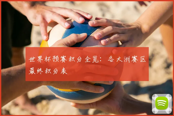 世界杯预赛积分全览:各大洲赛区最终积分表